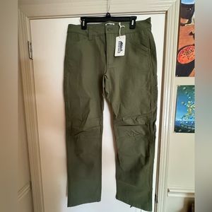 NWT Edgevale Cast Iron Utility Pants - Olive 34x32